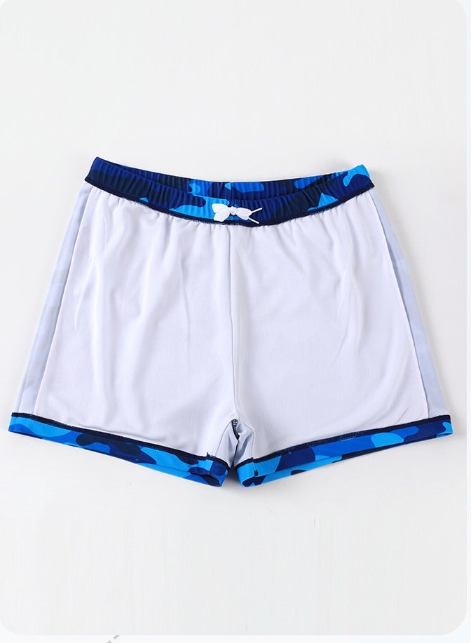 Loquat Boys Split Swimsuits Set Short Sleeve Swim Shirts With Trunks 2 Piece Quick Dry Swim Set - Image 4
