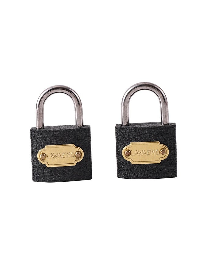 LAWAZIM Cast Iron Padlock -2 Piece 3 - Keyed Anti-pick Tamper-proof Weather-resistant Lock Enhanced Security Protection from Theft -for Gates Doors Sheds Lockers Toolboxes Bikes Luggage and Cabinets  - Image 3