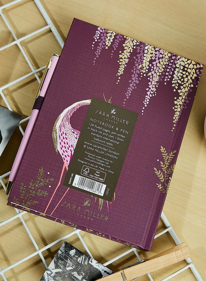 Sara Miller Haveli Garden B6 Notebook & Pen