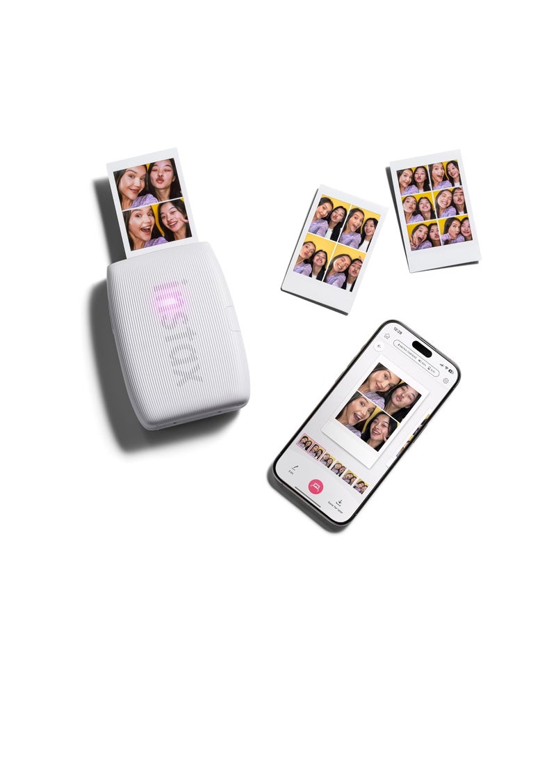 FUJIFILM Fujifilm Instax Mini Link 3 Printer With Mini 20 Sheet (Clay White)  - Image 5