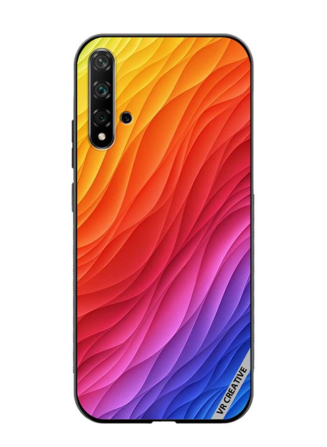 VR CREATIVE Protective Case Cover For Huawei Nova 5T Layers Design Multicolour - Image 1
