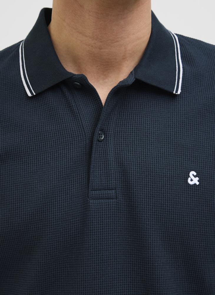 JACK & JONES Slogan Regular Fit Polo - Image 3