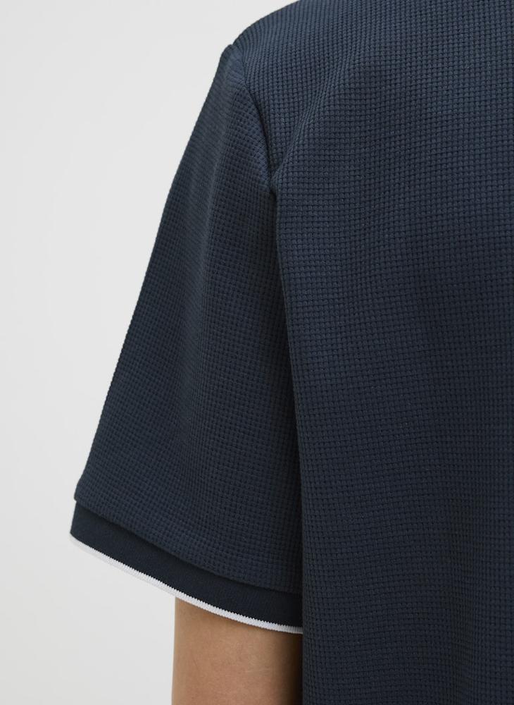 JACK & JONES Slogan Regular Fit Polo - Image 4