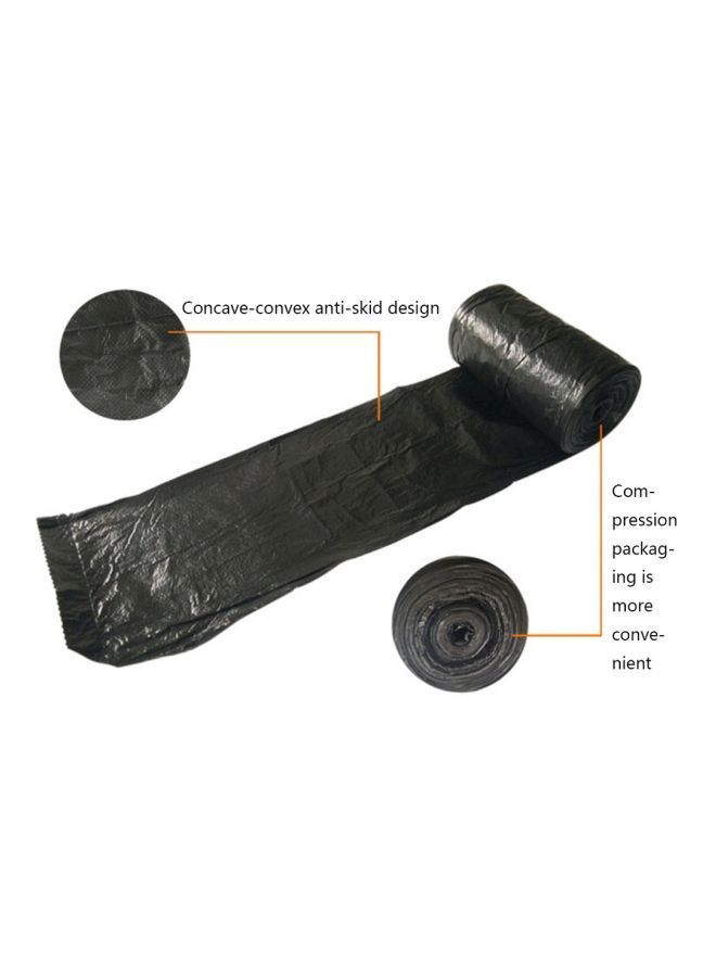 NIBEMINENT Disposable Roll-Off Garbage Bag Black 450x500mm - Image 2