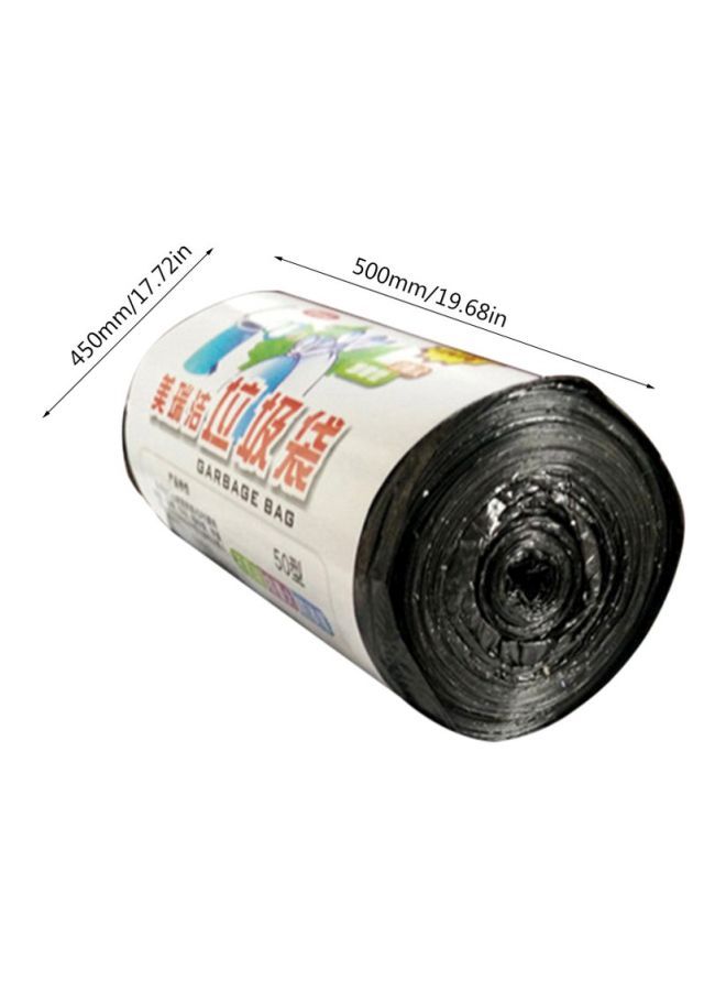 NIBEMINENT Disposable Roll-Off Garbage Bag Black 450x500mm - Image 5