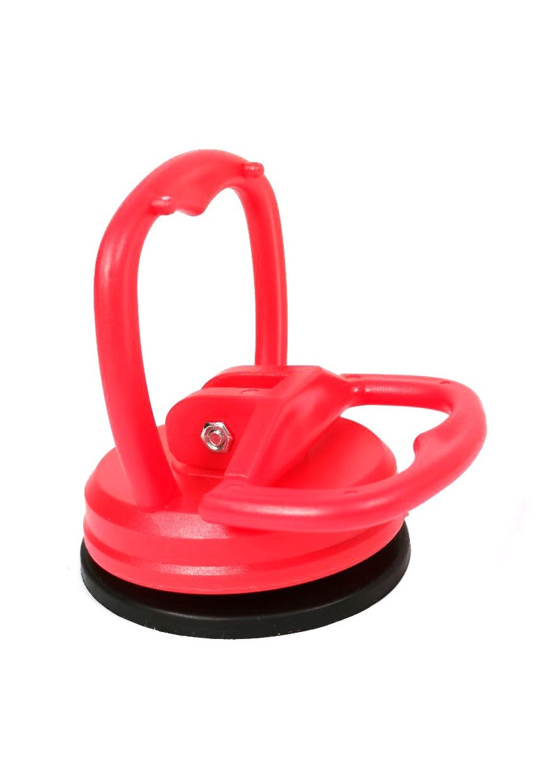 موب رافع كأس شفط زجاجي 2 بوصة زجاج يحمل مقبض واحد دنت بولير مقبض رافع فراغ زجاج/بلاط/فولاذ 1 قطعة - أحمر - Image 4