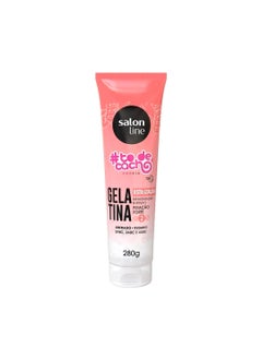 Salon Line Salon Line  Linha ToDeCacho  Gelatina Fixacao Forte Estilizacao 280 Gr  ImWithCurls  Strong Fixation Gelatin Net 987 Oz 