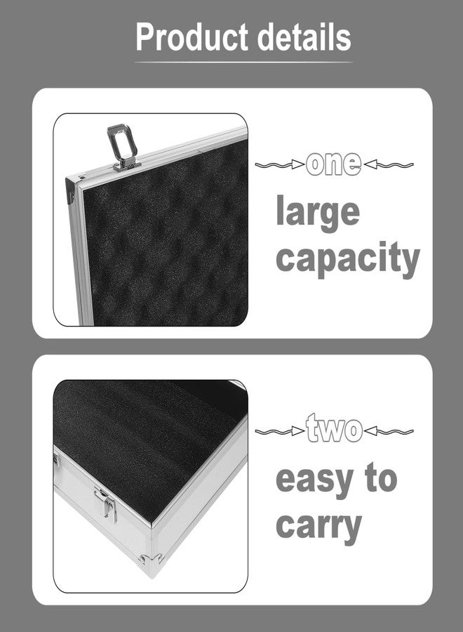 Hemobllo Aluminum Alloy Toolbox with Large Capacity Portable Medicine Storage Box Multi-Purpose Tool Case for Home Garage School and Hospital Use - Image 3
