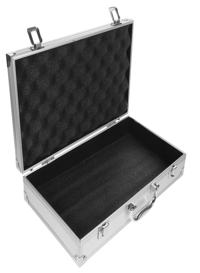 Hemobllo Aluminum Alloy Toolbox with Large Capacity Portable Medicine Storage Box Multi-Purpose Tool Case for Home Garage School and Hospital Use - Image 1