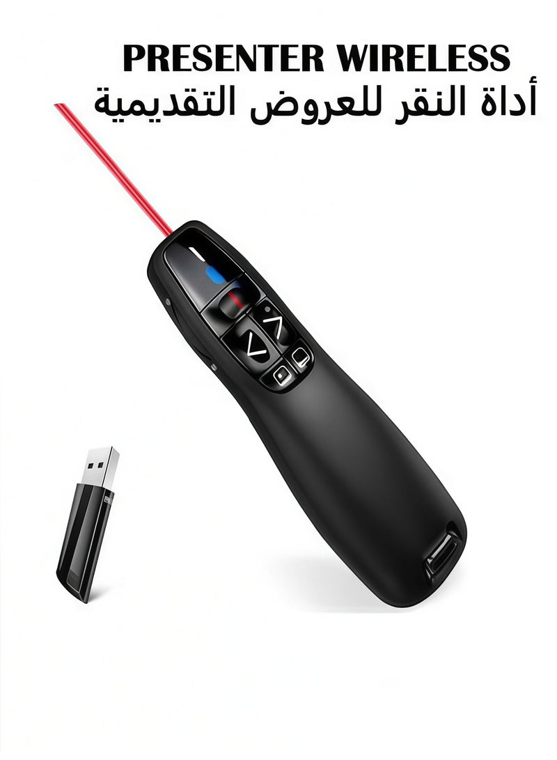 WIRELESS 2.4G Wireless PPT Demonstrator Red Laser Pen Pointer USB Demo Remote Control - Image 2