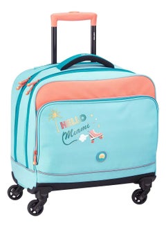 DELSEY Paris Back To School 4 Wheel Miami Turquoise  - Image 2