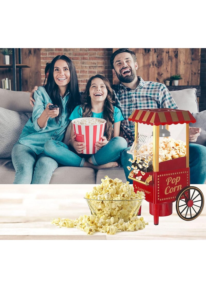 TIGER BT.651Y Popcorn Maker – 1200W, Oil-Free, Hot Air Circulation, Made with Acrylonitrile Butadiene Styrene - Image 3