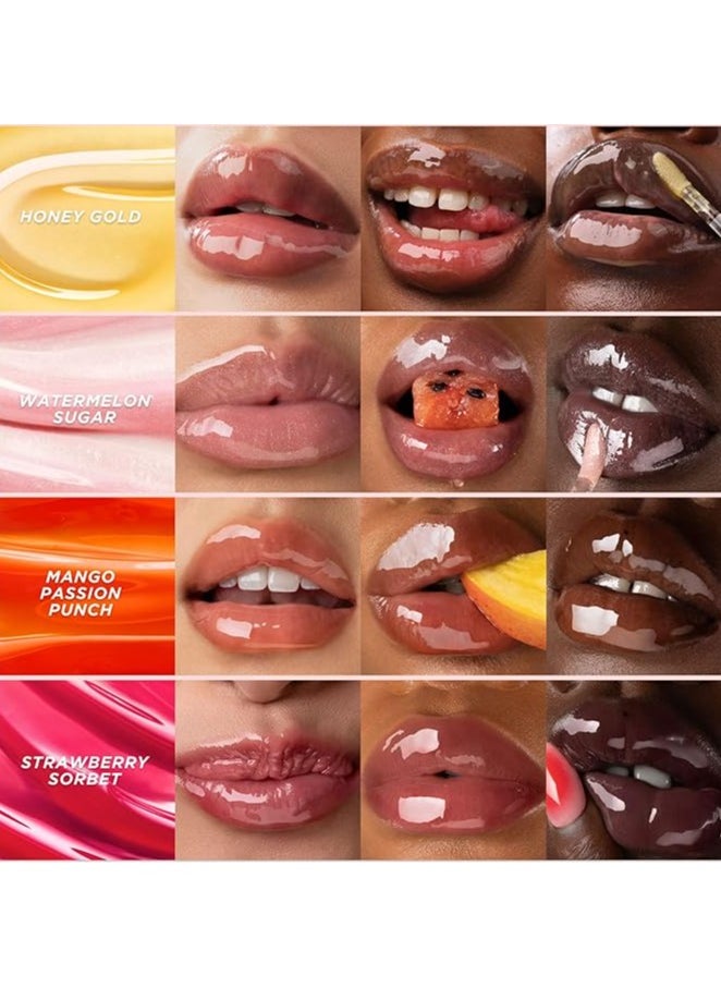 Gisou Gisou Honey Enriched Lip Moisturizing Oil (Strawberry Sorbet, Small Pack)  - Image 5