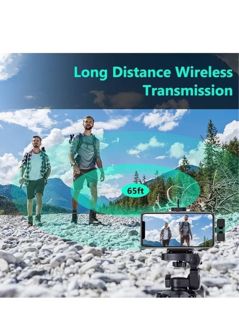 New Wireless Microphone for iPhone & iPad, Bluetooth Microphone for Recording Interviews, Vlogging, YouTube, TikTok, High-Quality Sound, Portable, Easy-to-Use, Ideal for Content Creators Bullet Points: - Image 3