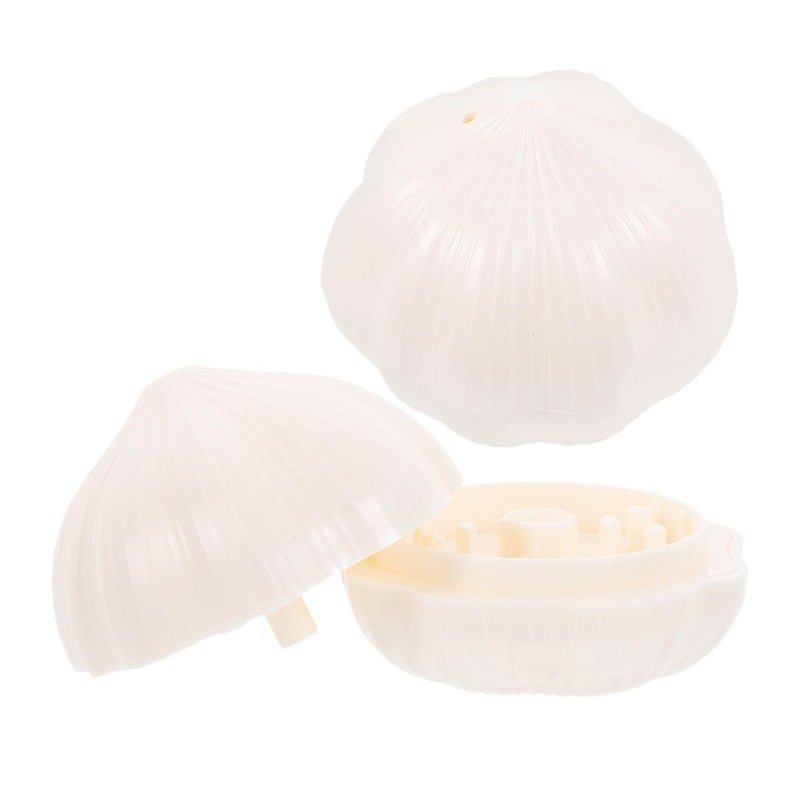 2Pcs Plastic Manual Garlic Press Crusher And Masher Tool For Home Kitchen - Image 2