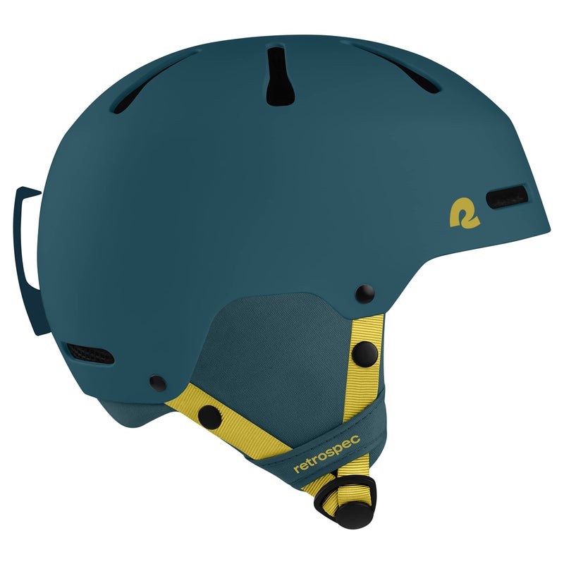 Retrospec Comstock Youth Ski Snowboard Helmet for Kids Durable ABS Shell Protective EPS Foam Cooling Vents Adjustable Fit for Boys Girls Matte Superior Blue 4851cm XSmall