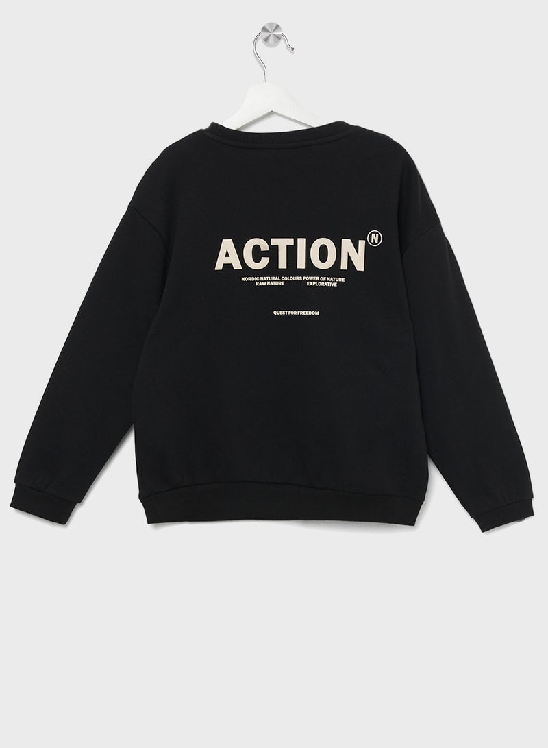 NAME IT Kids Graphic Sweatshirt  - Image 2