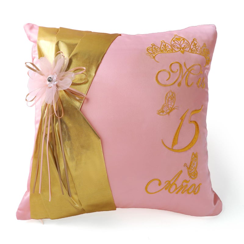 Rotel Quinceanera Pillow CoverCojines para 15 Aos De Quinceaera DecorationsMis 15 Aos Letrero Cojines De 15 Aos Decorado Numero 15 Crown Tiara Pillow Quinceanera Gift Idea - Image 2
