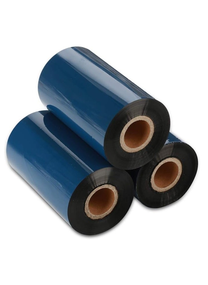 Generic Thermal Transfer Ribbon -1ROLL 4.33" x 984'/110mm x 300m Black Wax Resin Ribbons 1" Core Ink Out  - Image 2