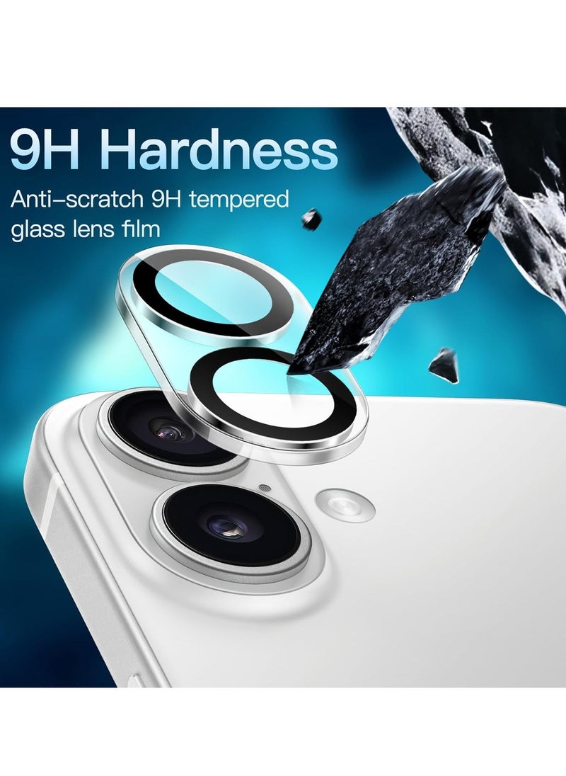 vesus 3-Pack Camera Lens Protector for iPhone 16 Plus (6.7-Inch) â€“ 9H Tempered Glass, Anti-Scratch, Case Friendly, HD Clear, Night Mode Compatible - Image 4