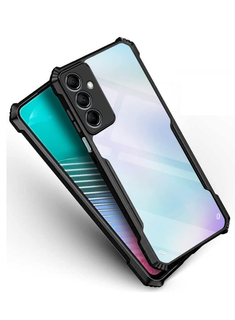 Samsung Galaxy M14 5G Mobile Phone Case Cover, Ultra-Thin Lightweight Cover Soft TPU Bumper + Acrylic Clear Back Case Cover  - Image 3