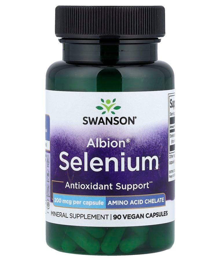 Albion® Selenium  200 mcg 90 Vegan Capsules