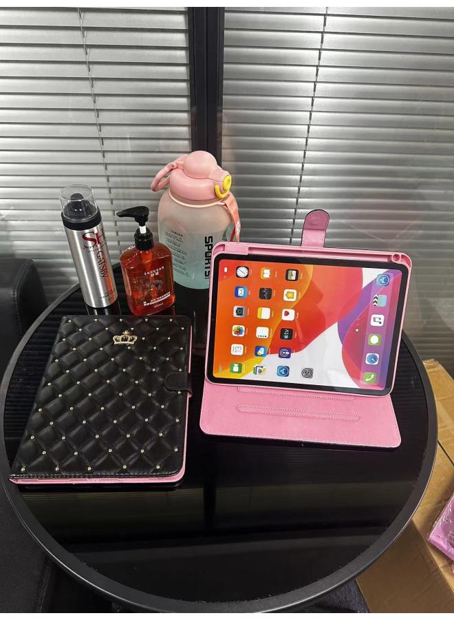 Digital Computer/ipad Protective Case Ipad Cover - Pu Leather Material - Slim Design Various Colors Available-Color:Black Pen Slot-Applicable Model:Ipad 11th Generation (2025)/10th Generation- 10.9i - Image 1
