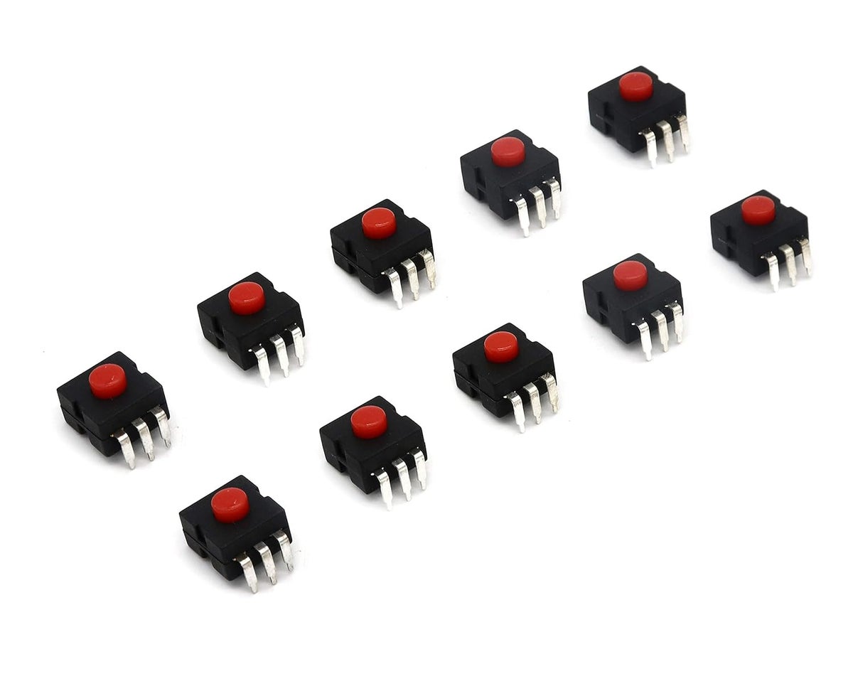 Electronicspices PACK OF 10 Mini Red 3 Pin on-off 3 Position PCB ...
