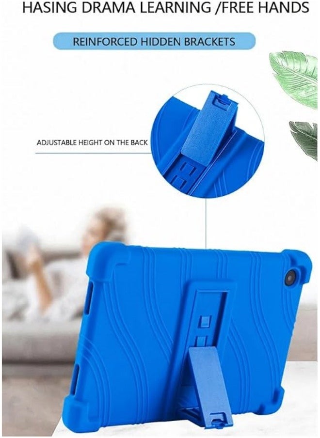 Generic - Compatible with TCL TAB 8 Plus (Model: 9138S) Kids Case Shockproof Soft Silicone Stand Cover for TCL TAB 8 Plus 8 inch - Image 1