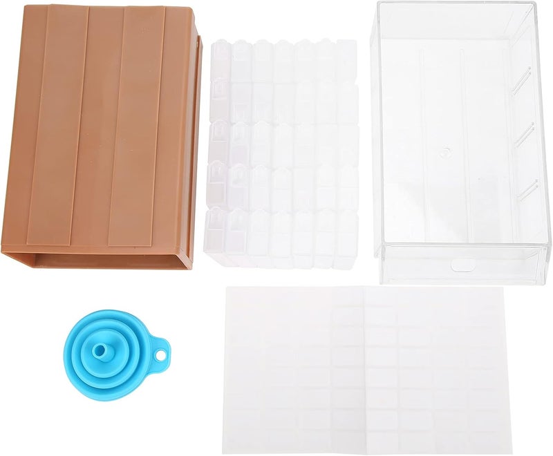Rhinestone Storage Box DIY Drawer Type PP Container for Craft Organization - Image 1