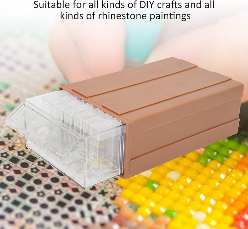 Rhinestone Storage Box DIY Drawer Type PP Container for Craft Organization - Image 4