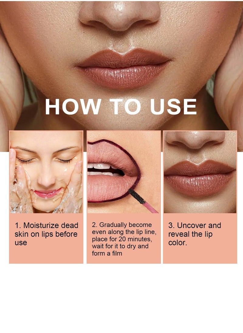 OUHOE - 2-in-1 Lip Liner Pencil For Sculpting and Filling, Long-Lasting Intense Color - Image 1