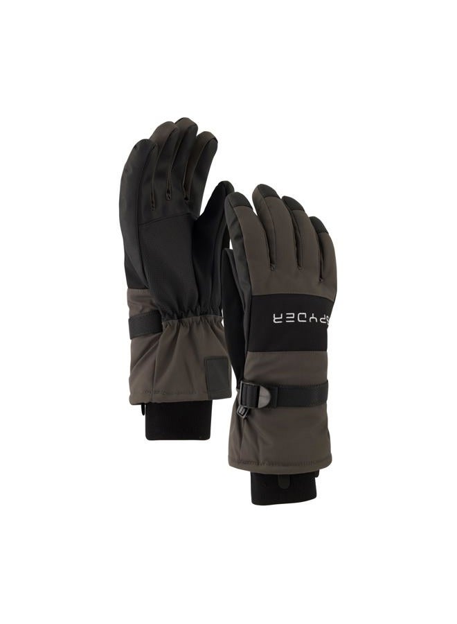 Spyder Mens Insulated Winter Ski Gloves, Polar, XL - Image 1