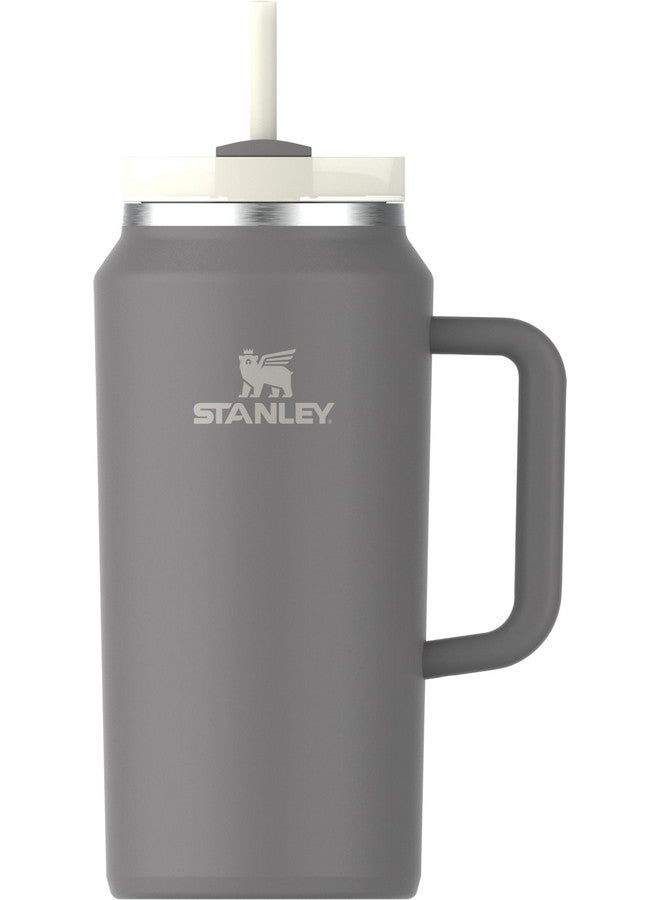 Stanley Quencher H2.0 Tumbler with Handle & Straw 64 oz | Flowstate 3-Position Lid | Large Capacity for Travel & Sports | Insulated Stainless Steel Cup | BPA-Free | Stone - Image 1