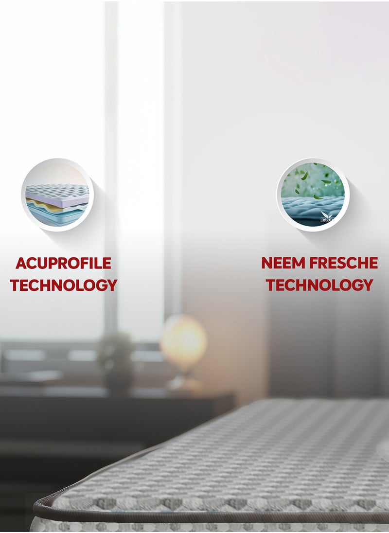 Sleepwell Sleepwell StarGold | 10 Night Trial | Profiled Resitec Foam | Medium Firm | Anti Sag Tech Mattress | Single Bed Size 200L x 90W  | Mattress Thickness 20 cm  - Image 2