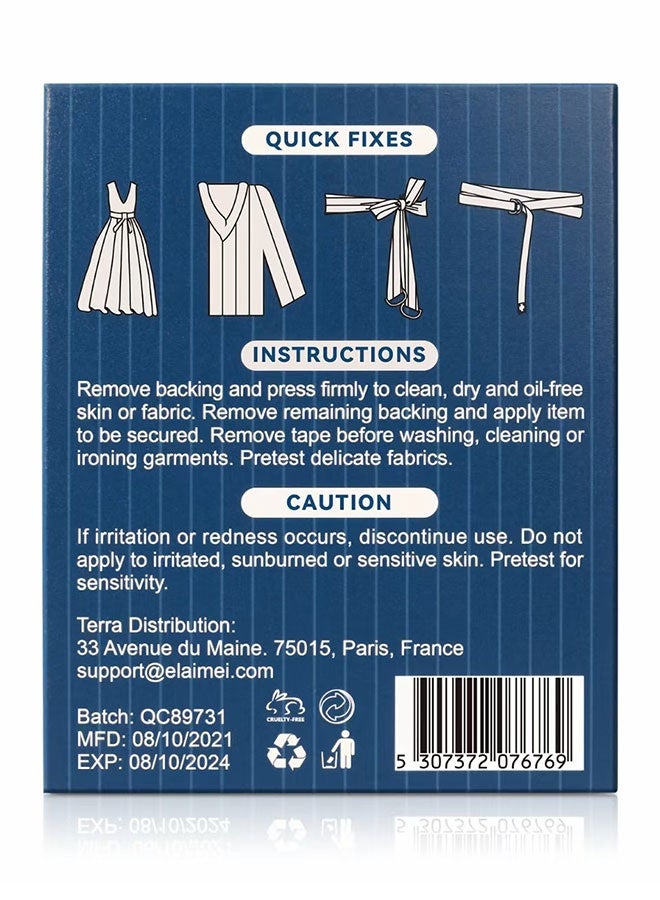 Elaimei Body & Clothing Double-Sided Adhesive Tape , Waterproof, Hypoallergenic, Adjustable Fit, Good for All Types of Fabric and Skin - Image 4