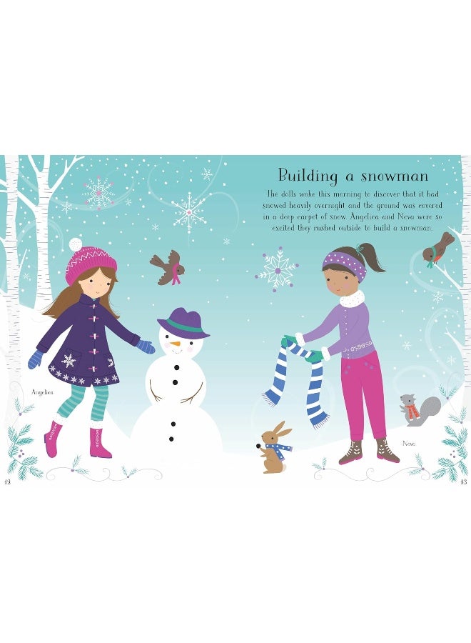 Usborne GB Little Sticker Dolly Dressing Christmas  - Image 4
