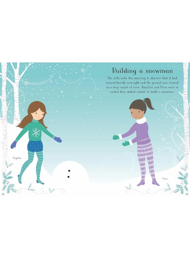 Usborne GB Little Sticker Dolly Dressing Christmas  - Image 3
