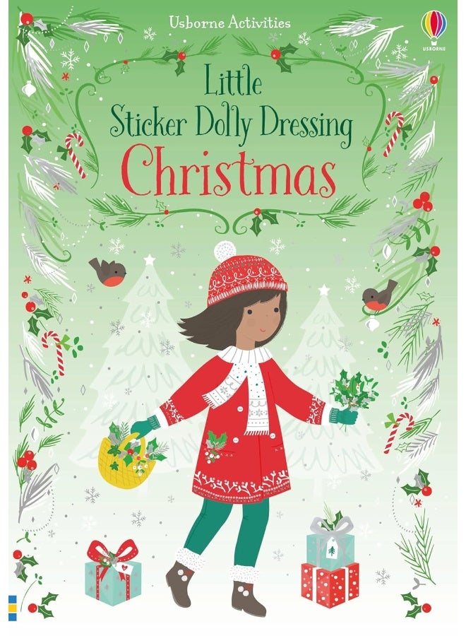 Usborne GB Little Sticker Dolly Dressing Christmas  - Image 1