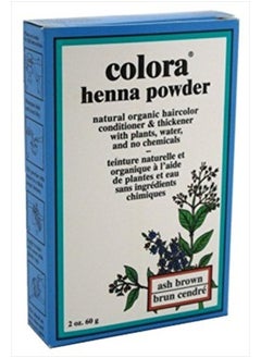 Colora Henna Powder Hair Color Ash Brown 2 Ounce (59ml) (2 Pack)  - Image 2