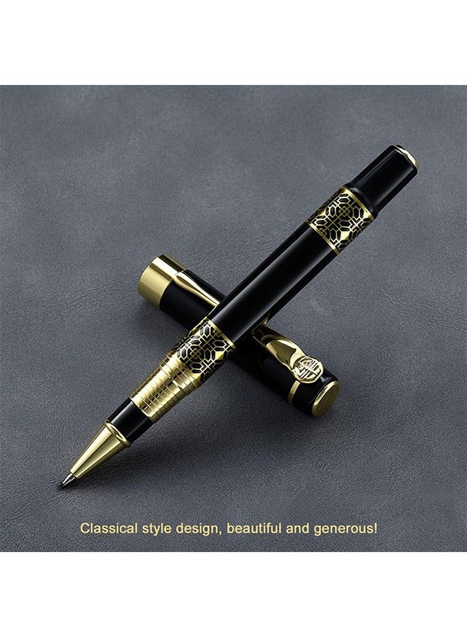 Generic Ballpoint Pen Black with 2 Ink Refill,business pens,Luxury Pen,Best Ball Pen Gift Set for Men & Women Professional Executive,Office Classy Gift Box (Black)  - Image 3