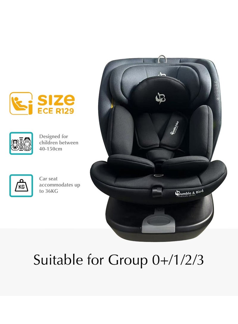 Bumble & Bird All-in-1 Isofi x Car Seat - Grey - Image 3
