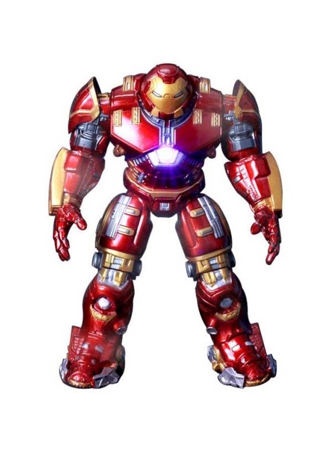 HALAMODO Avengers 2 Iron Man Hulkbuster Action Figure - 18cm Collectible Toy Light-Up Chest & Removable Armor for Kids Ages 4+, Collectors & Display - Image 1