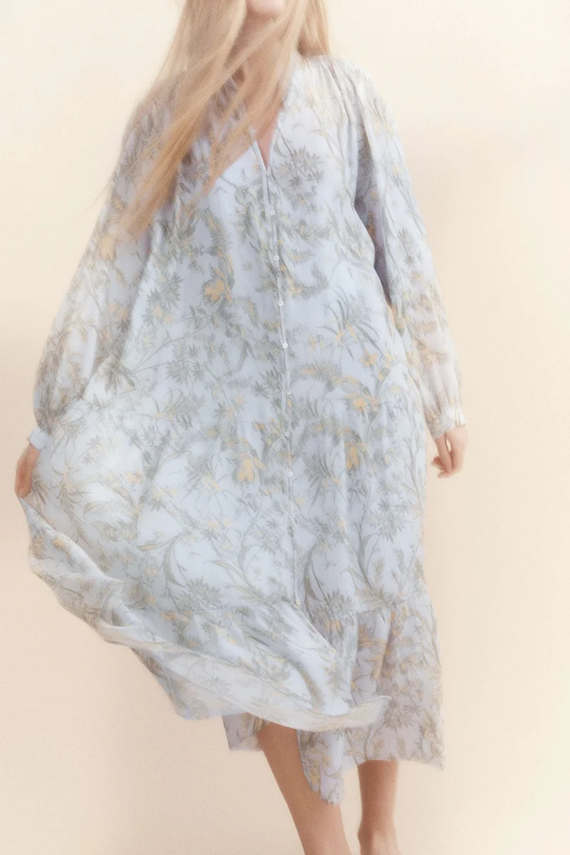 H&M Oversized crinkled dress