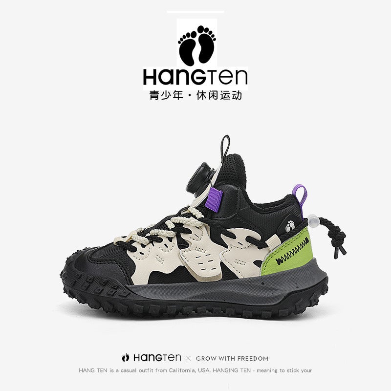 Hangten/Huanheng Boys' Shoes Winter Velvet Cotton Shoes Medium And Large Children'S Dad'S Shoes Children'S Thickened Girls' Sports Shoes - Image 2
