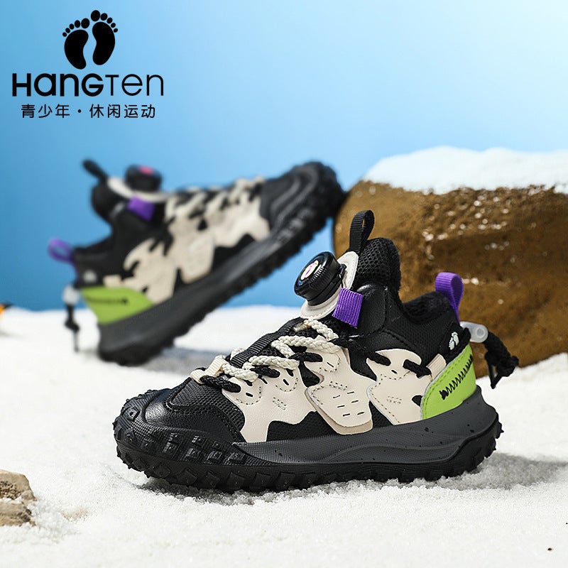 Hangten/Huanheng Boys' Shoes Winter Velvet Cotton Shoes Medium And Large Children'S Dad'S Shoes Children'S Thickened Girls' Sports Shoes - Image 5