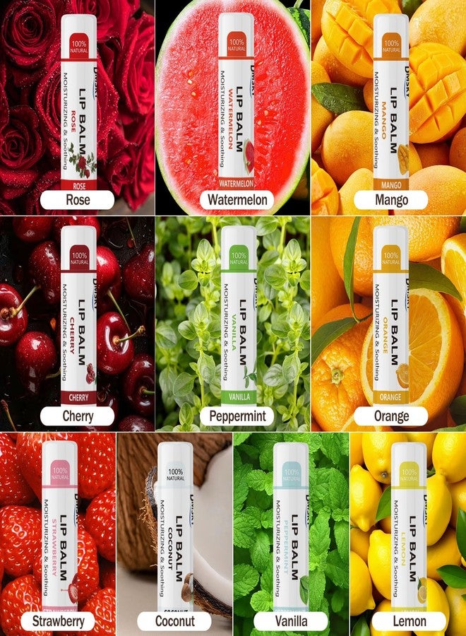 Dmsky Lip Balm Bulk, Fruit Lip Balm Variety Pack, Hydrating Lip Balm for Men Women Kids, 0.15 OZ, 88 count (Pack of 1) - Image 2