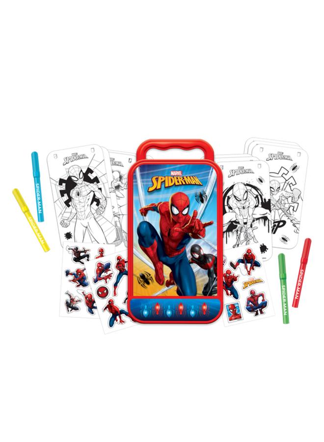 First Kid Marvel Spiderman Fun On The Go Kids Activity Set Multicolor FK-SP-2113