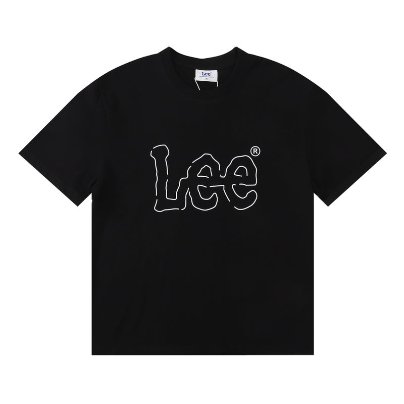 Lee Classic Logo Loose Round Neck Cotton Short Sleeve T-Shirt - Image 1