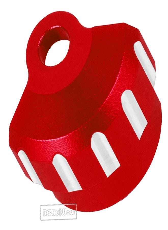 RCHuiWow RC Alloy Aluminium Shock Cap Proctetor Upgrades Part for 1/7 Bigrock/Felony/Fireteam/Infraction/Mojave 6S BLX Limitless,1/8 Kraton/Notorious/Outcast/Talion/Typhon 6S BLX,4pcs,Red - Image 5